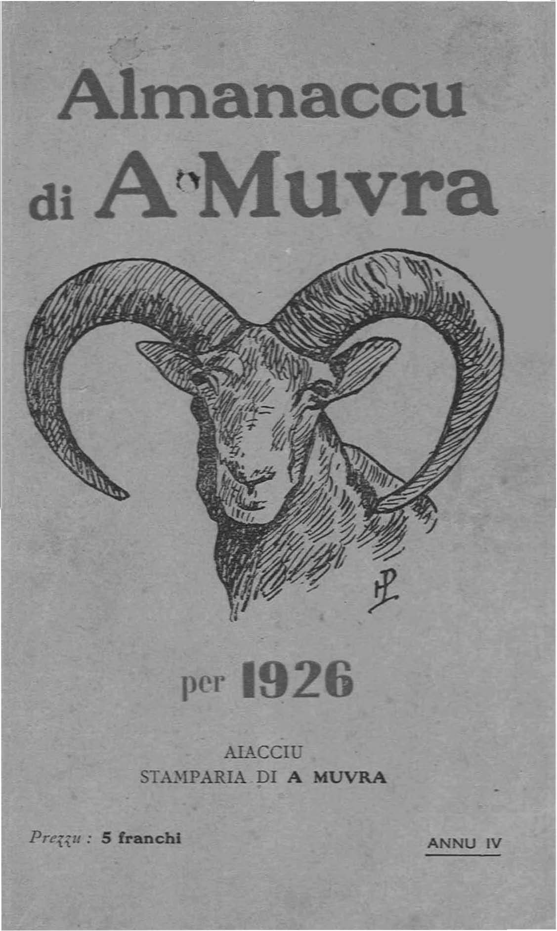 Almanaccu di a Muvra 1926