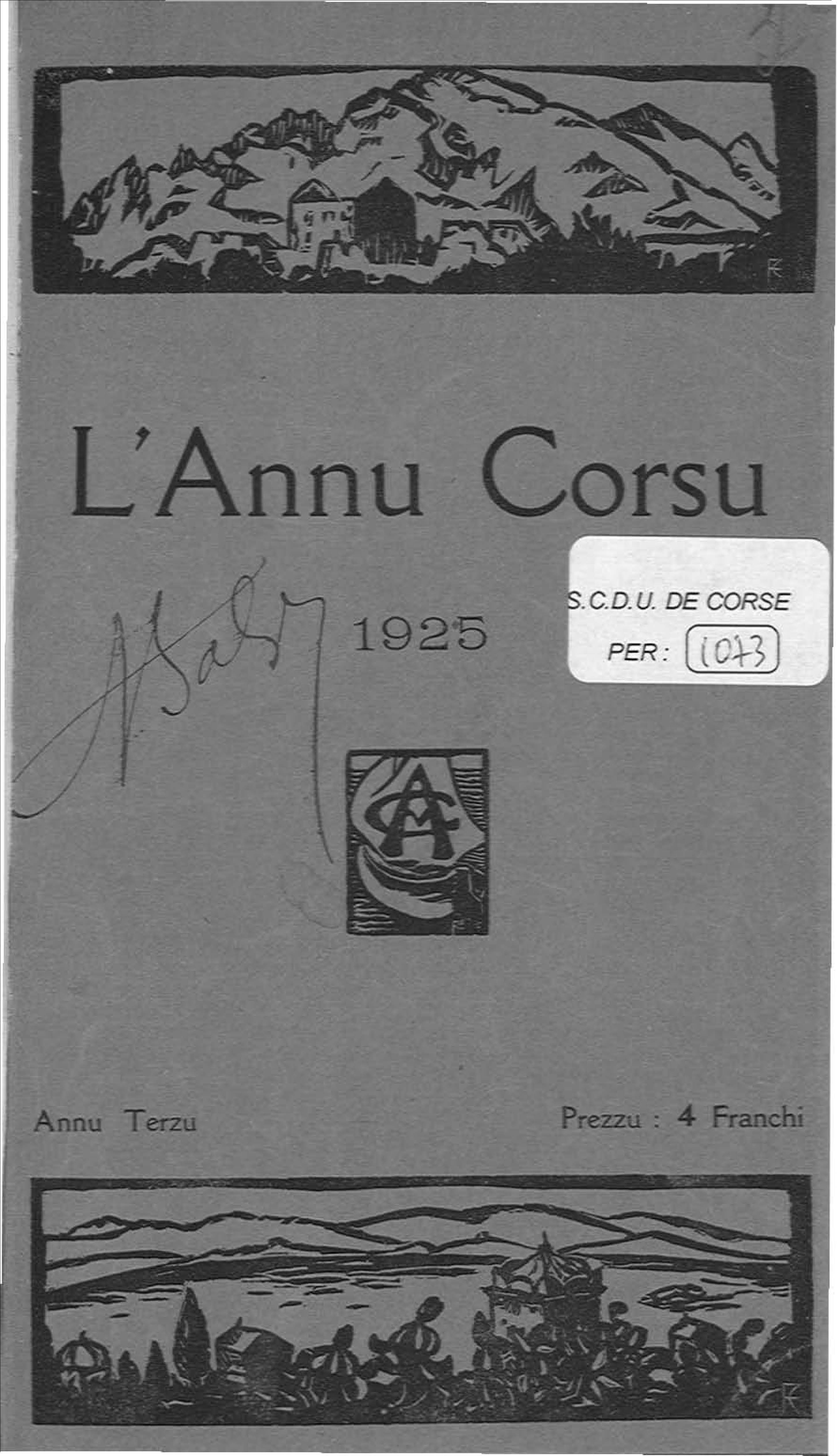 >L'Annu Corsu (1925)