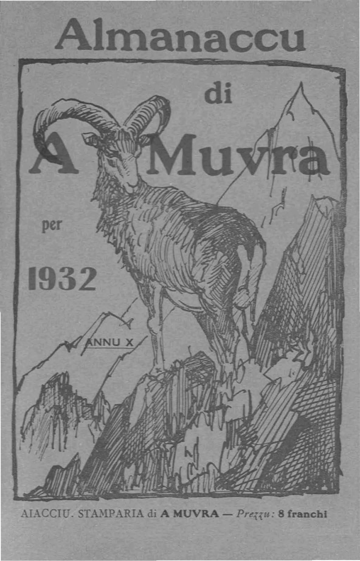 >Almanaccu di a Muvra 1932