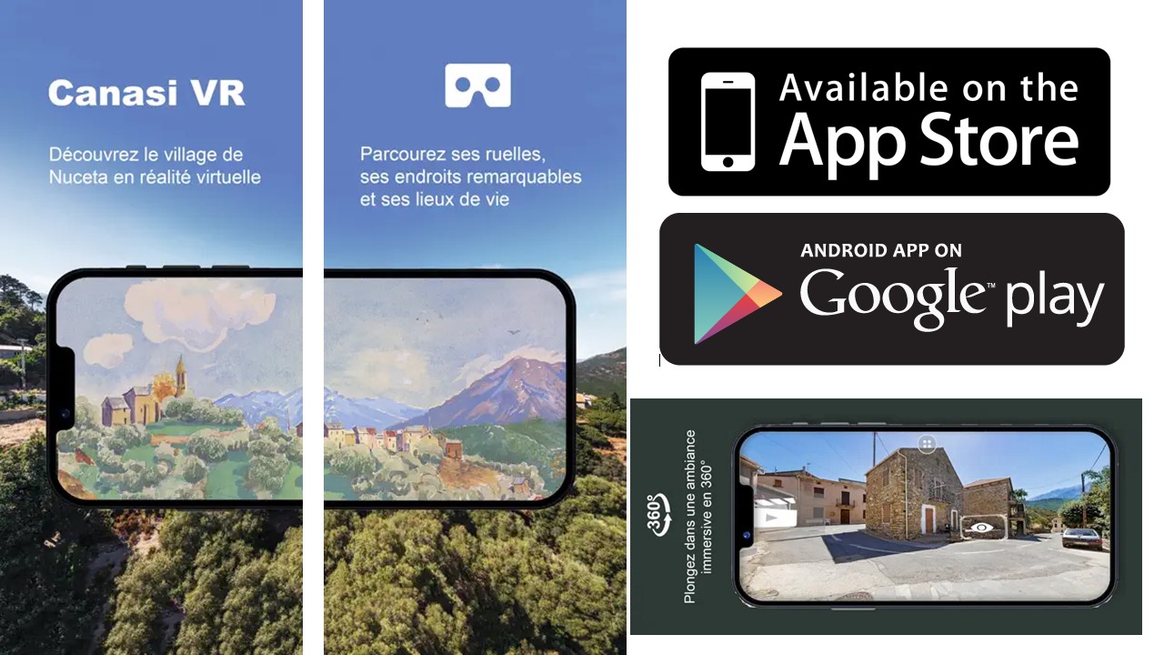 Découvrez l'application CANASI VR en 3D : disponible sur l'Apple store et Google Play