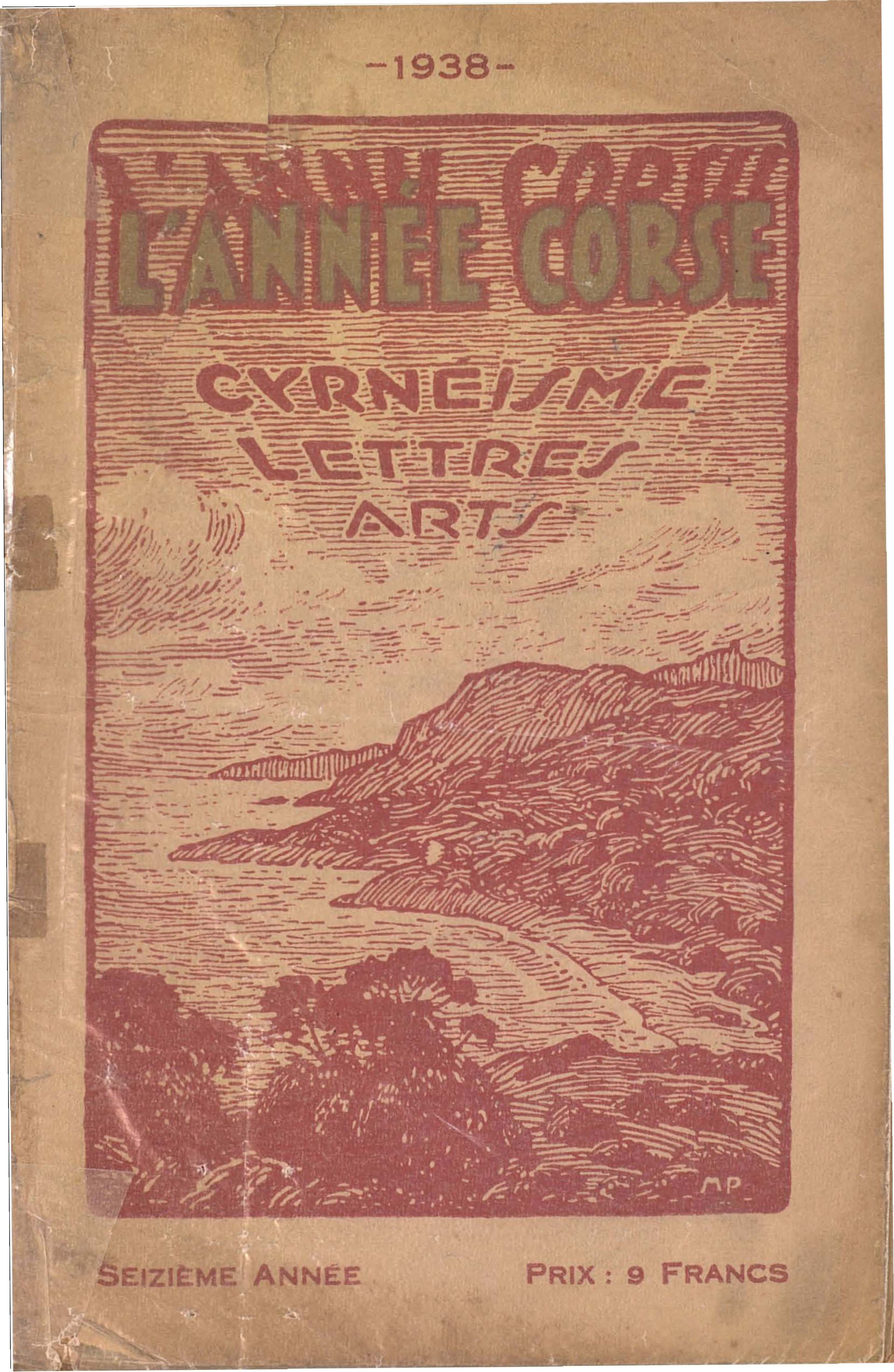 >L'Année Corse (L'Annu Corsu) 1938