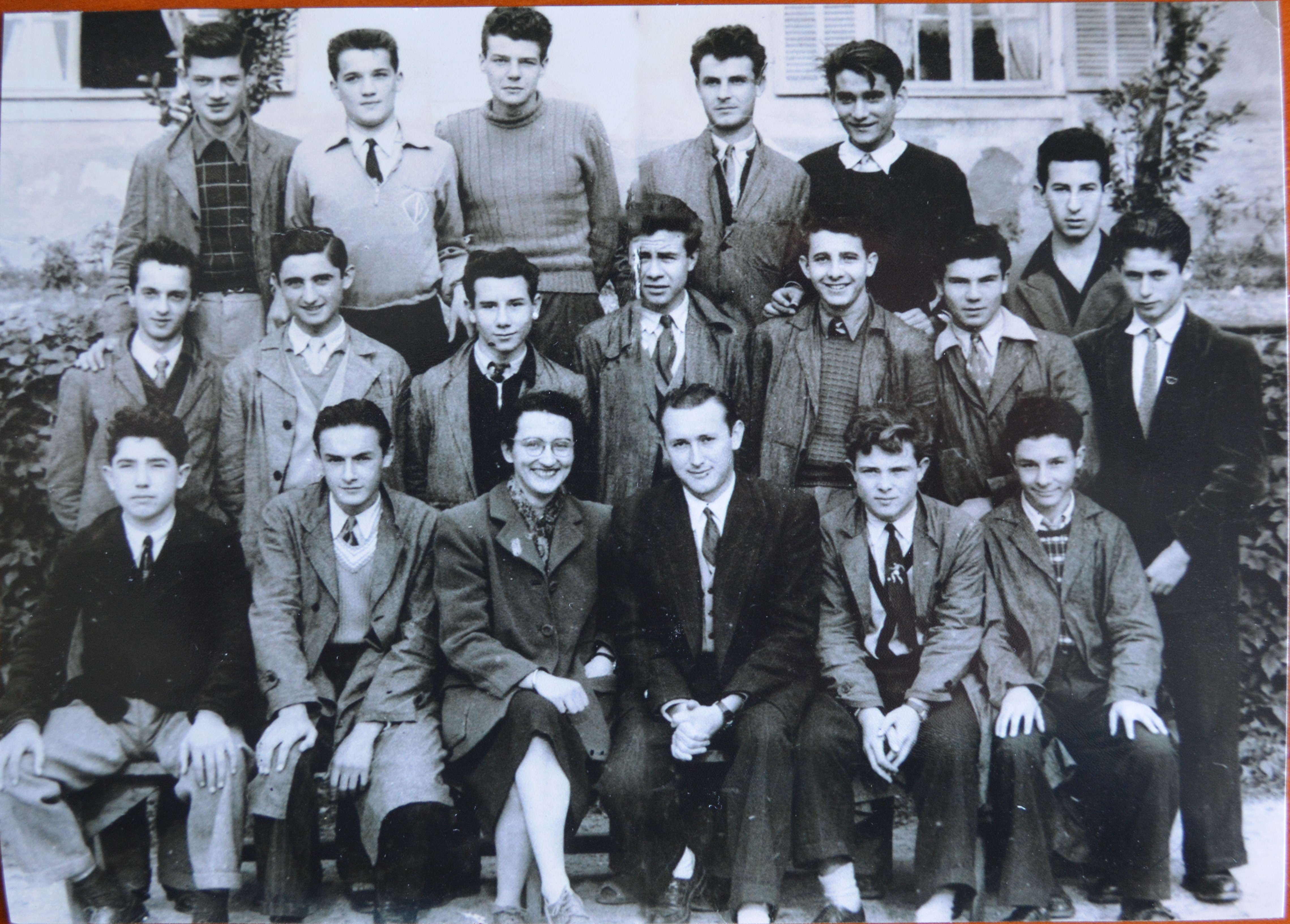 >Photo de classe, promotion de l'École normale (circa 1951-1954)
