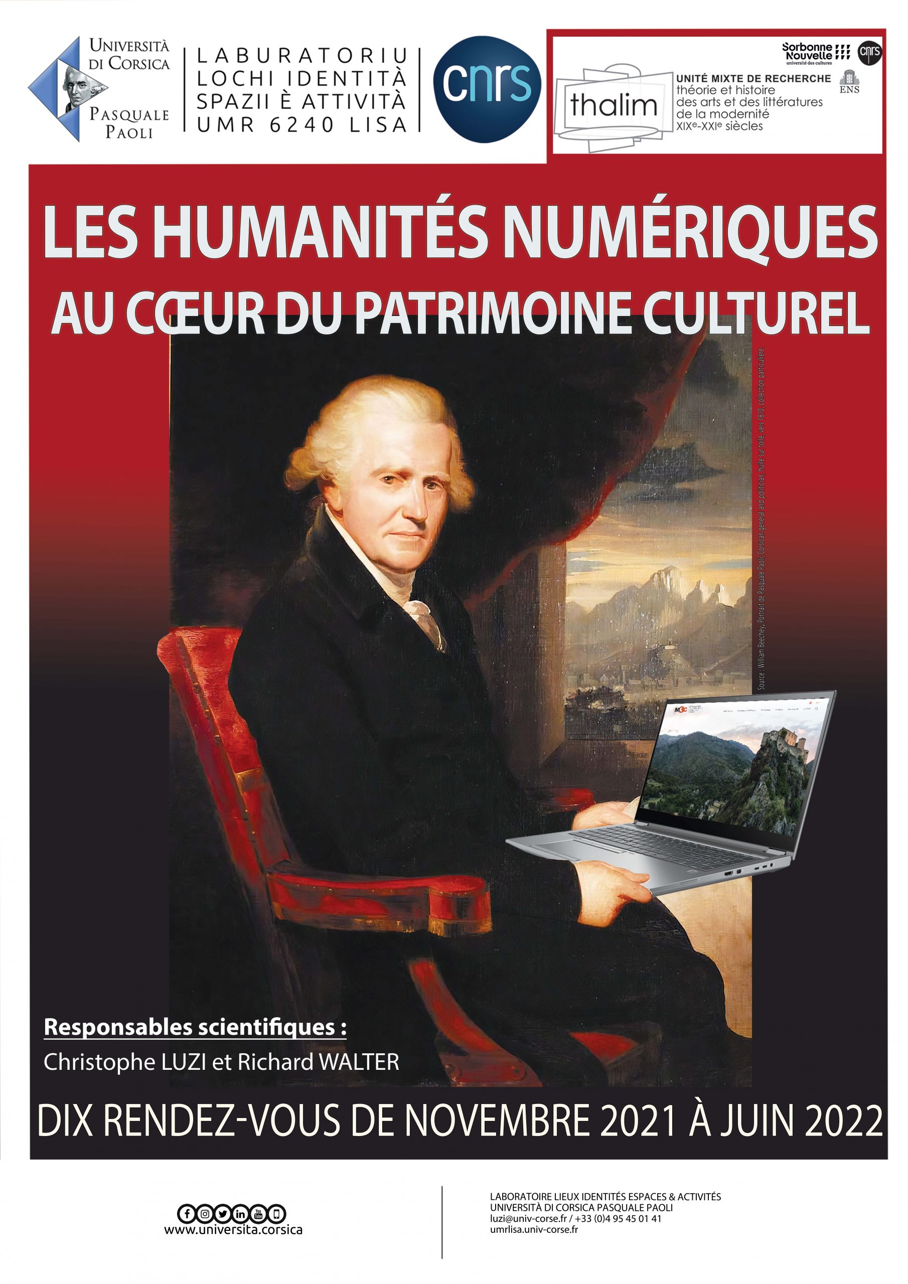 Cycle de séminaires « Les humanités numériques au coeur du patrimoine culturel »