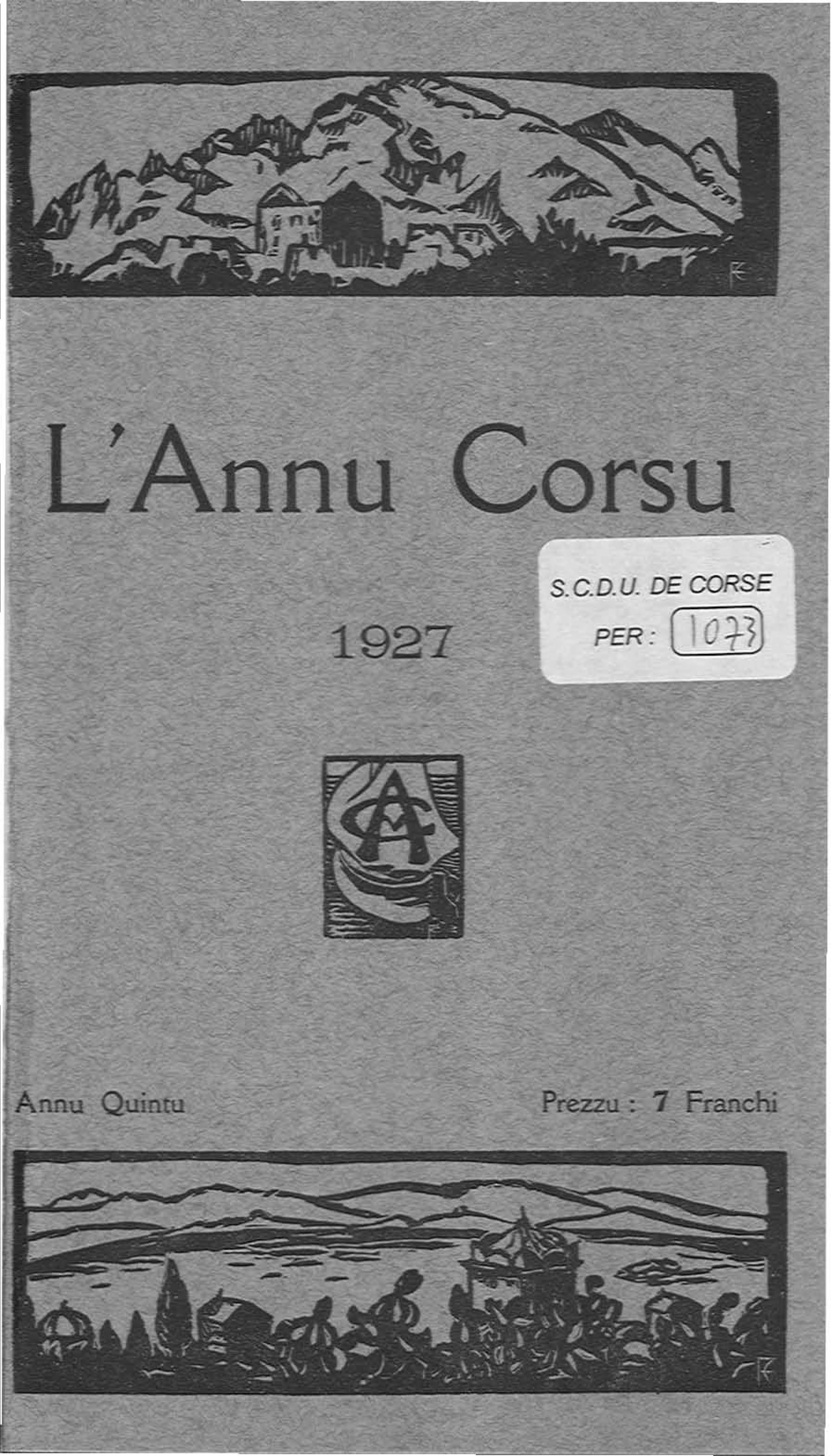 >L'Annu Corsu (1926)
