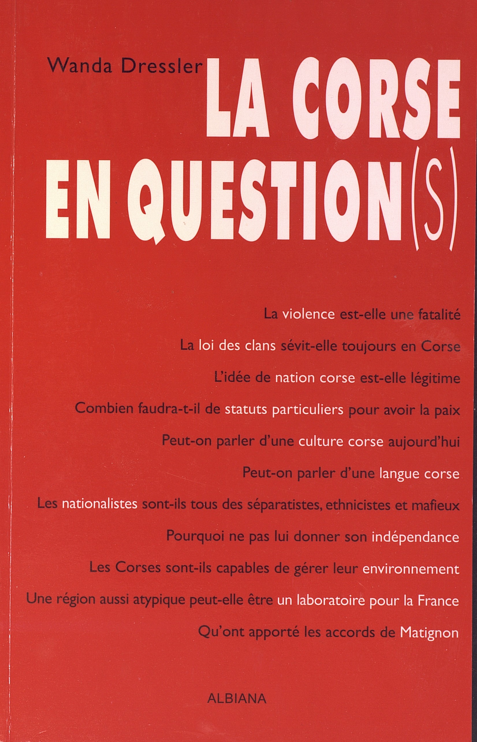 >La Corse en question(s)