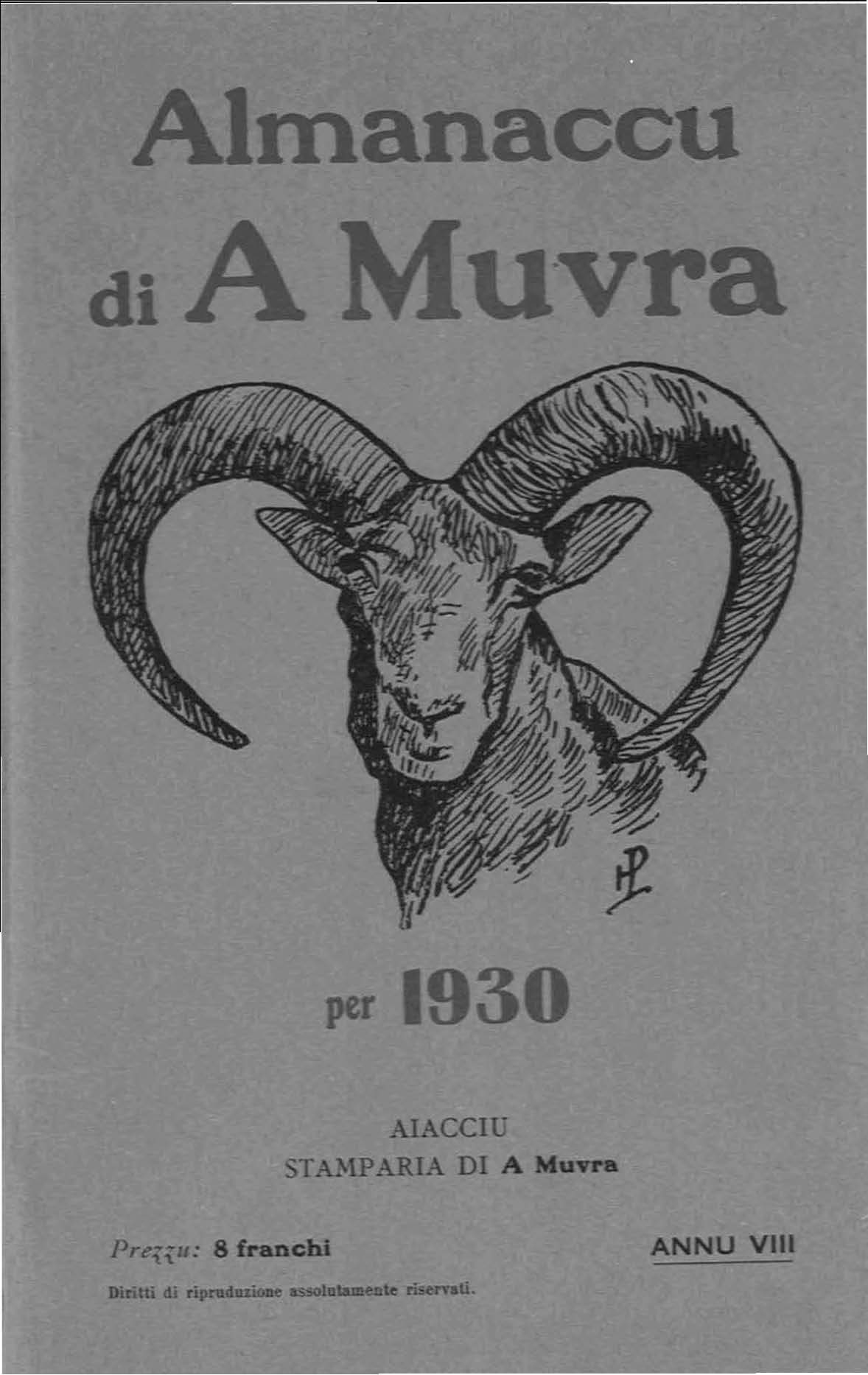 >Almanaccu di a Muvra 1930