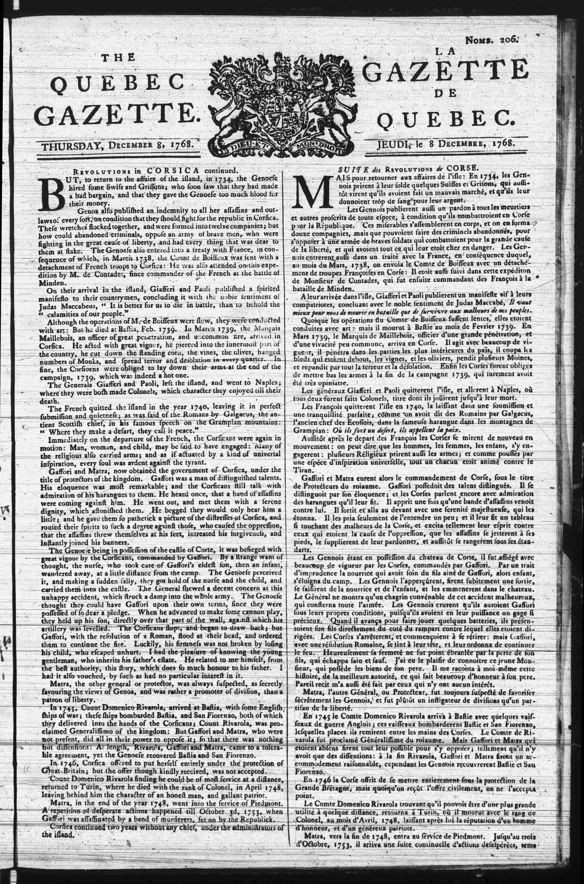 La Québec Gazette