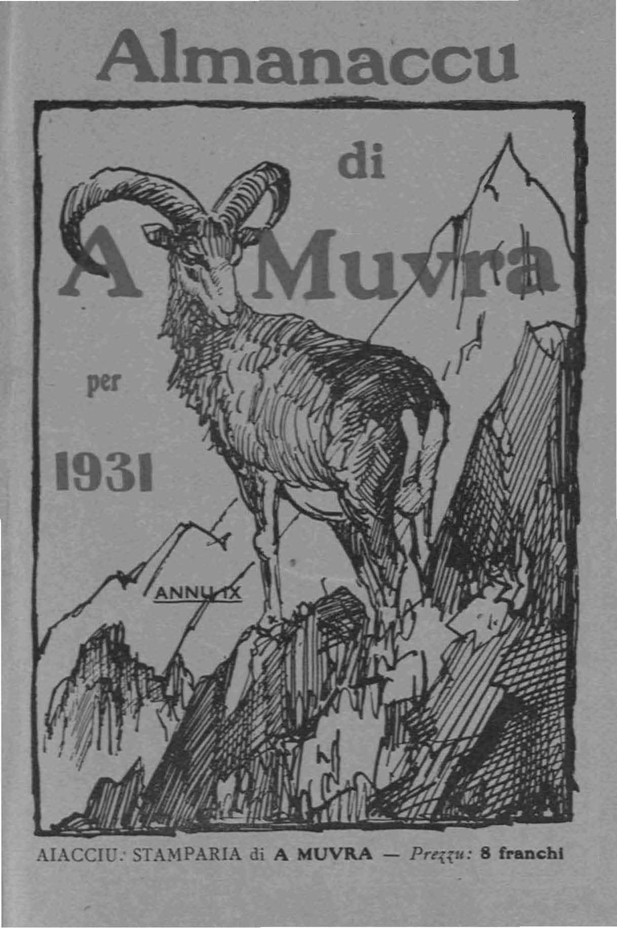 >Almanaccu di a Muvra 1931