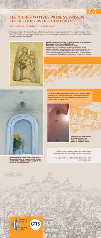 Étude iconologique, iconographique et plastique des édicules votifs dans les villes de Gênes et de Bastia à l’époque moderne et contemporaine