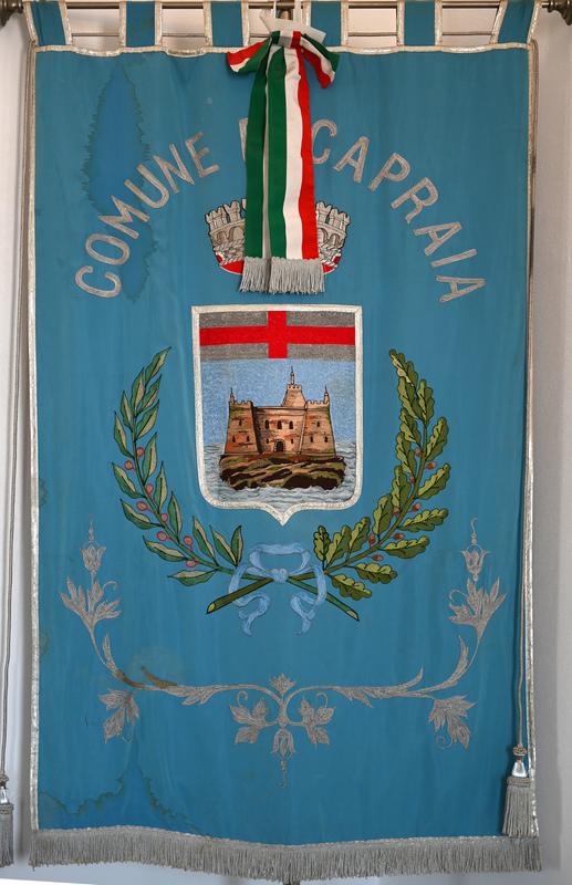 >Bannière de la ville de Capraia
