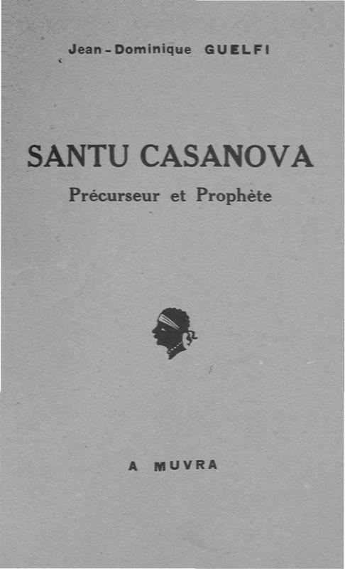 >Santu Casanova précurseur et prophète