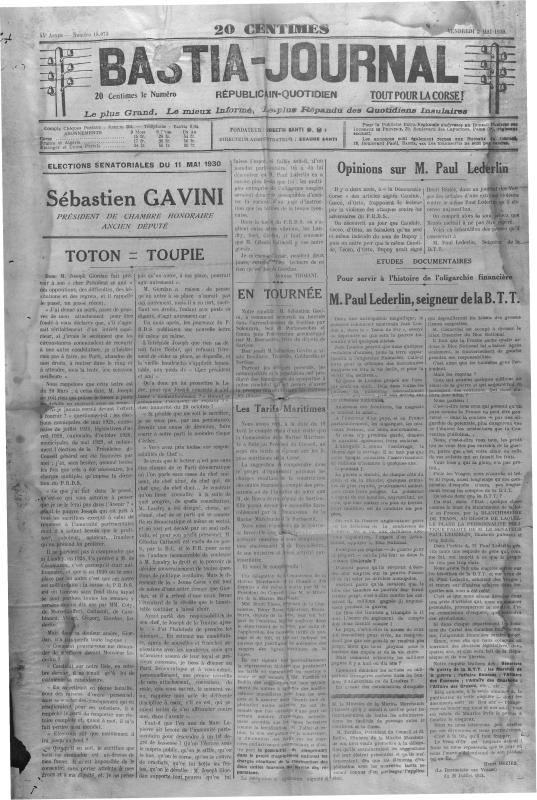 Bastia-Journal (1930-05)