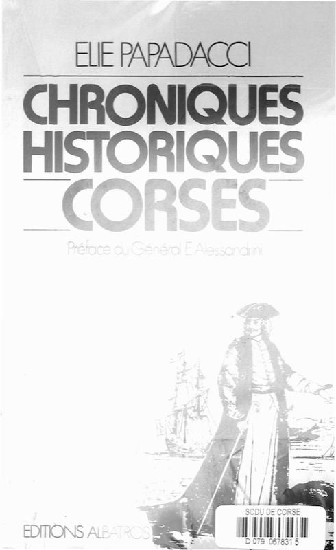 >Chroniques historiques corses