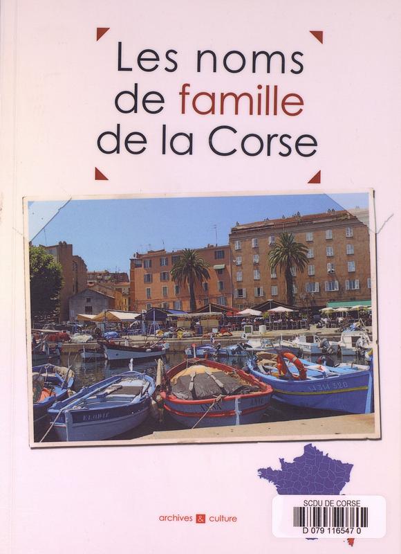 Les noms de famille de la Corse
