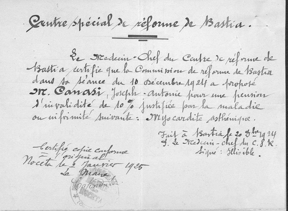 Documents des armées et colonies françaises (Joseph-Antoine Canasi)