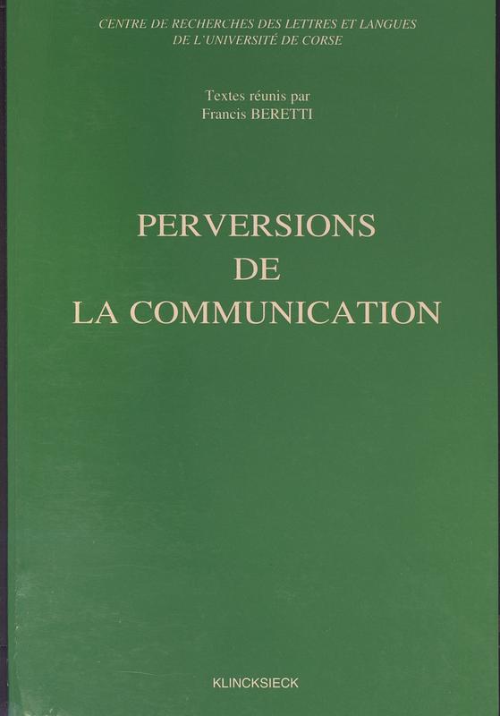 >Perversion de la communication
