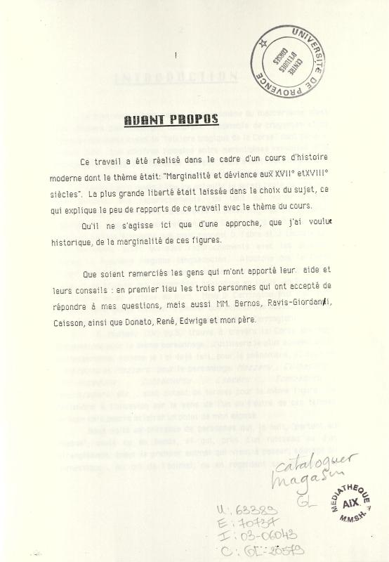 >Eléments pour une approche historique au mazzerisme