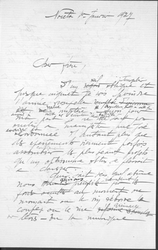 Correspondances familiales diverses (Joseph-Antoine Canasi)