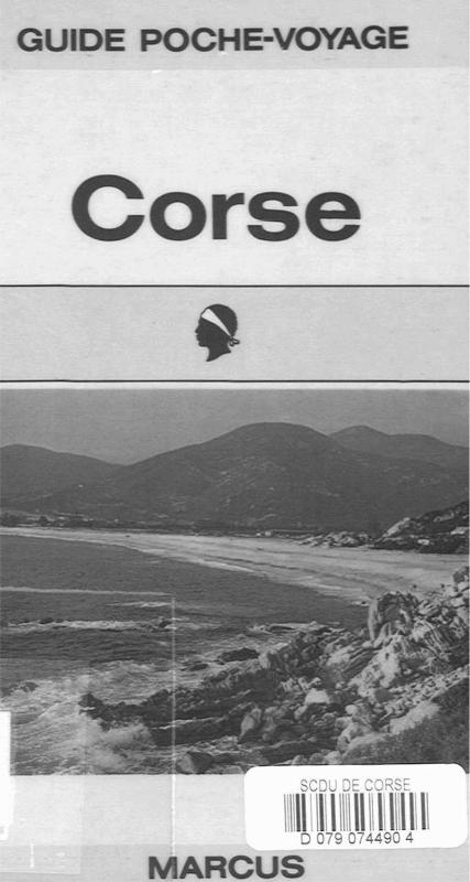 >Guide poche voyage corse