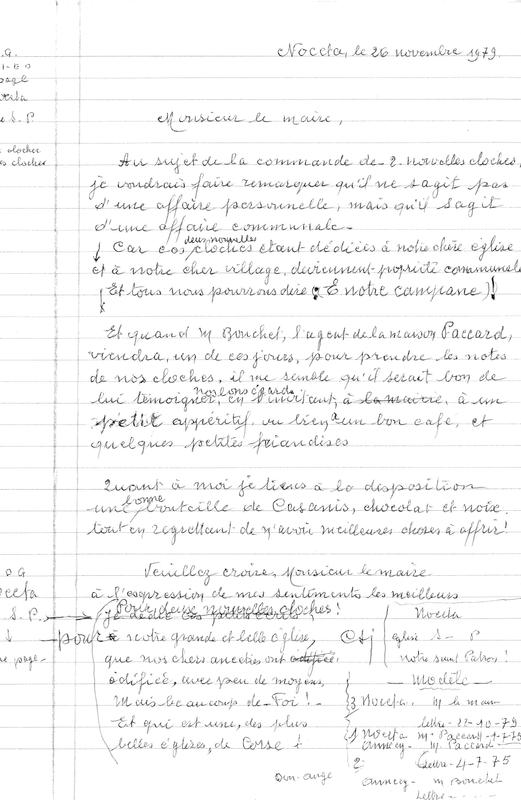 Documents sur le village de Noceta (Joseph-Antoine Canasi)