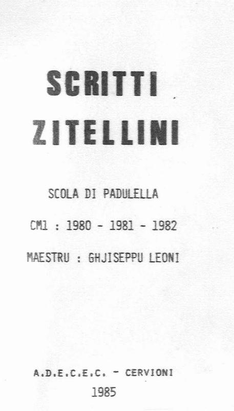 >Scritti Zitellini