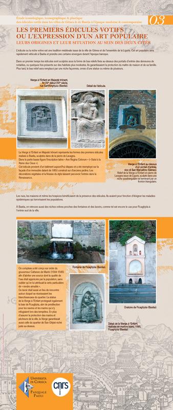 Étude iconologique, iconographique et plastique des édicules votifs dans les villes de Gênes et de Bastia à l’époque moderne et contemporaine
