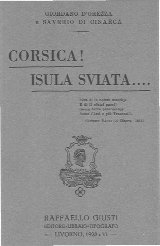 >Corsica! Isula Sviata...