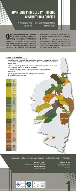 >Inventaire préliminaire du patrimoine bâti de la Corse : Présentation