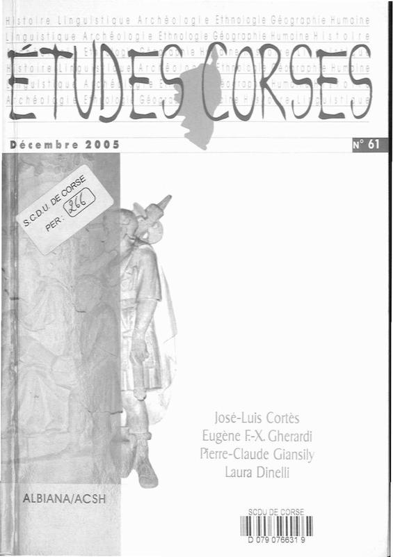 >Études Corses n°61