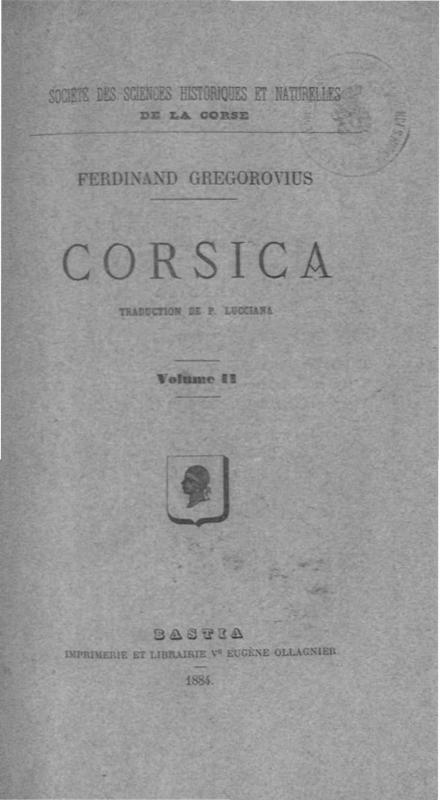 >Corsica, Volume 2