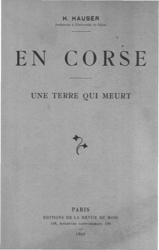>En Corse