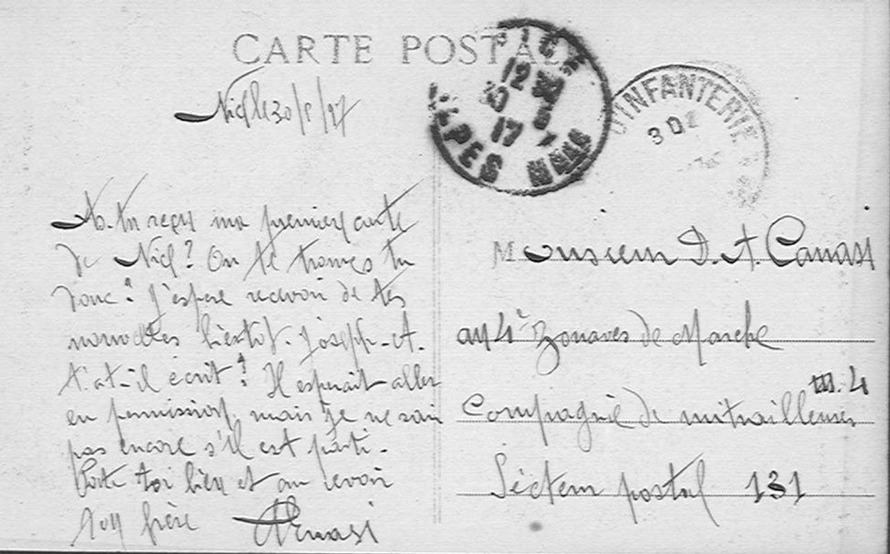 Cartes postales diverses (Joseph-Antoine Canasi)