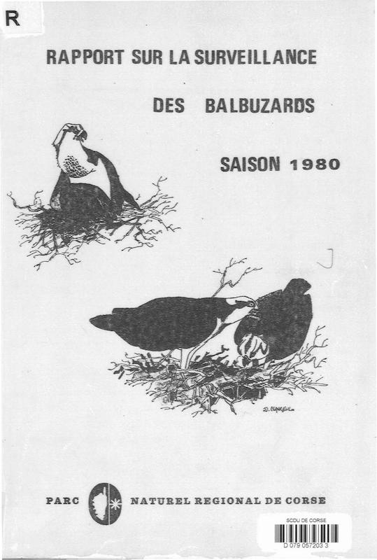Rapport sur la surveillance des Balbuzards Saison 1980