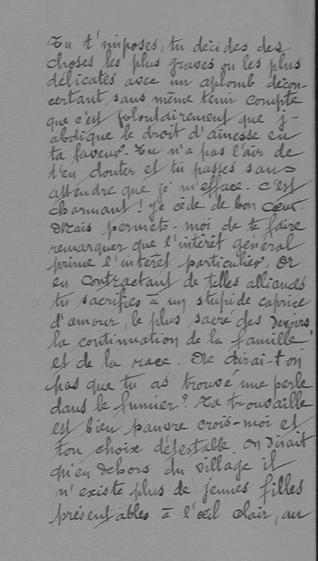 Correspondances familiales : Joseph-Antoine Canasi à son père Léonard