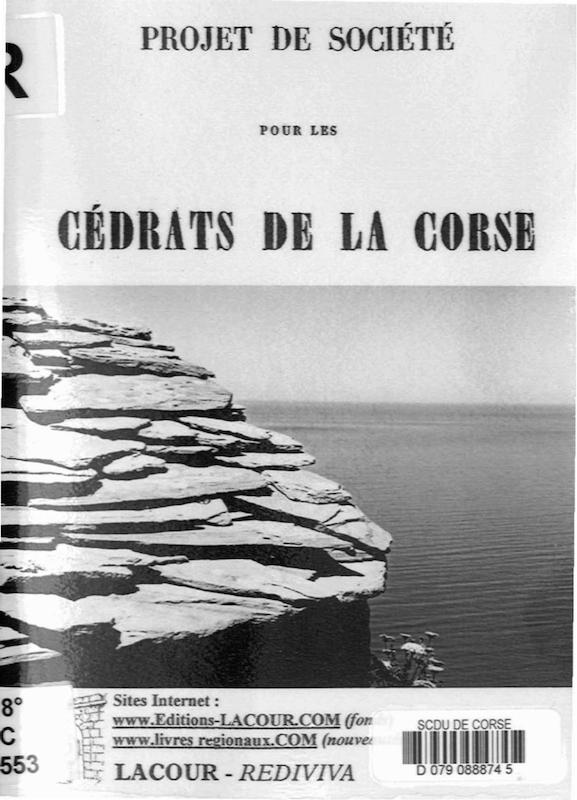 Projet de société pour les cédrats de Corse