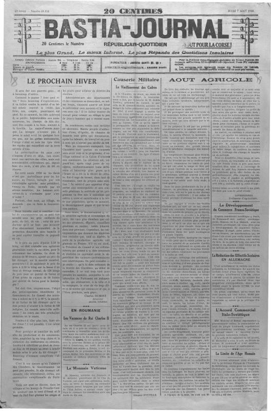 Bastia-Journal (1930-08)