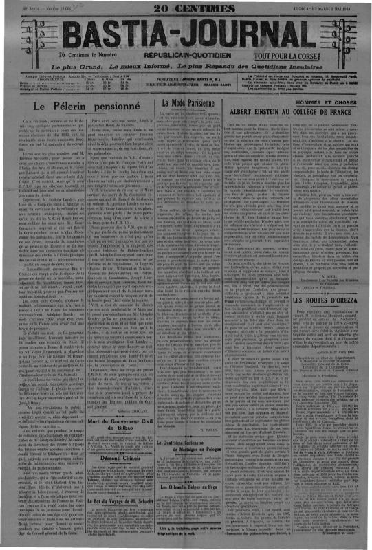 >Bastia-Journal (1933-05)