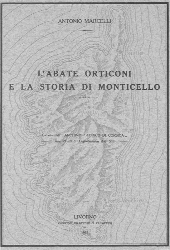 >L’abate Orticoni e la storia di Monticello