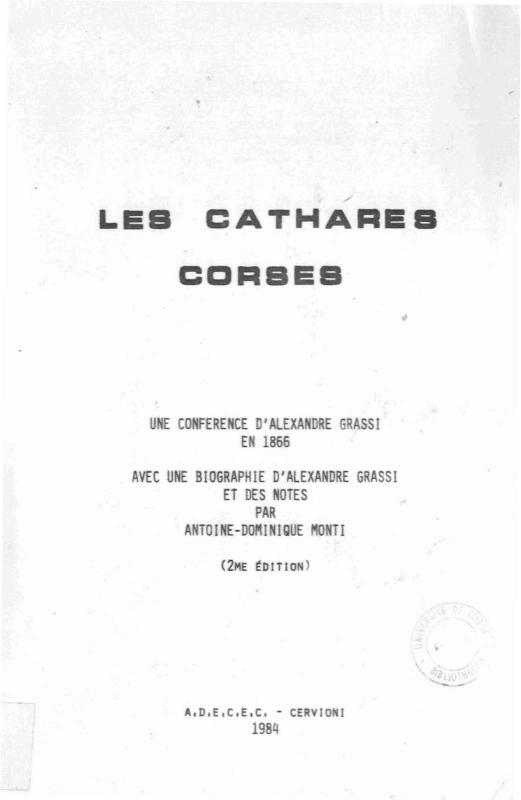 >Les Cathares corses