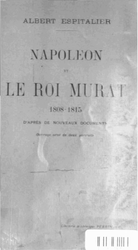 >Napoléon et le roi Murat