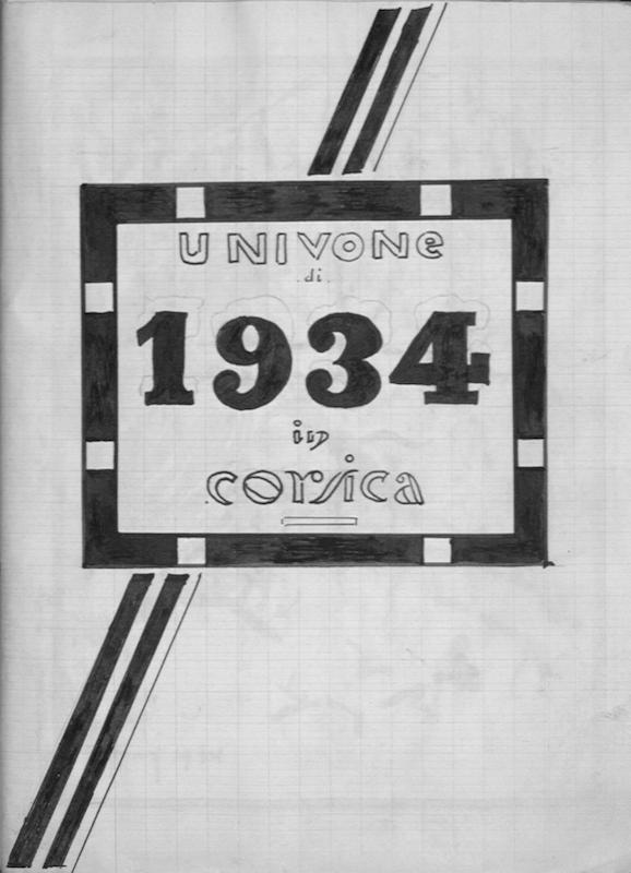 >U Nivone di 1934 in Corsica