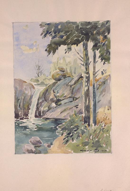 >Rivière et cascade