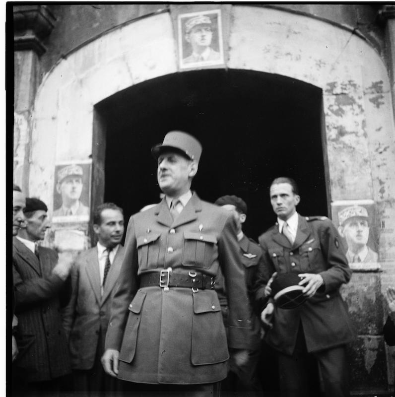 >Visite du général de Gaulle à Corte en 1943