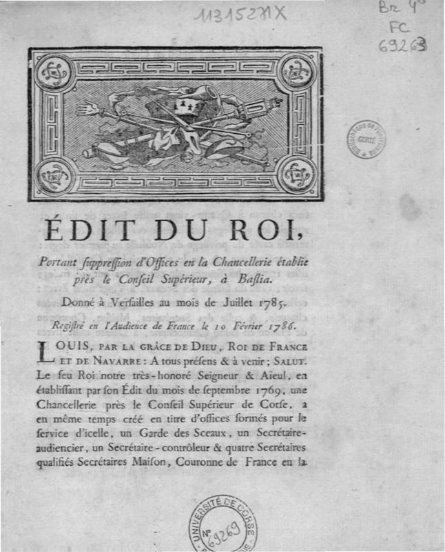 >Edit du Roi