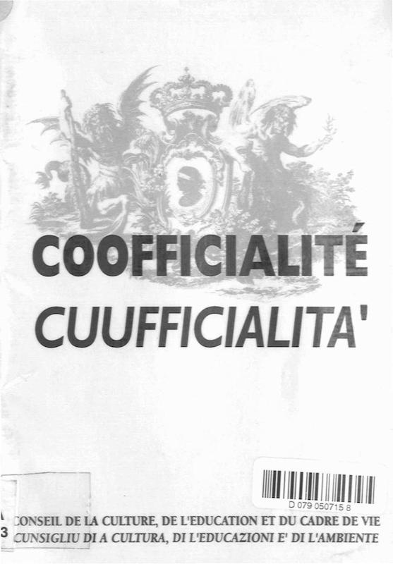 >Coofficialité