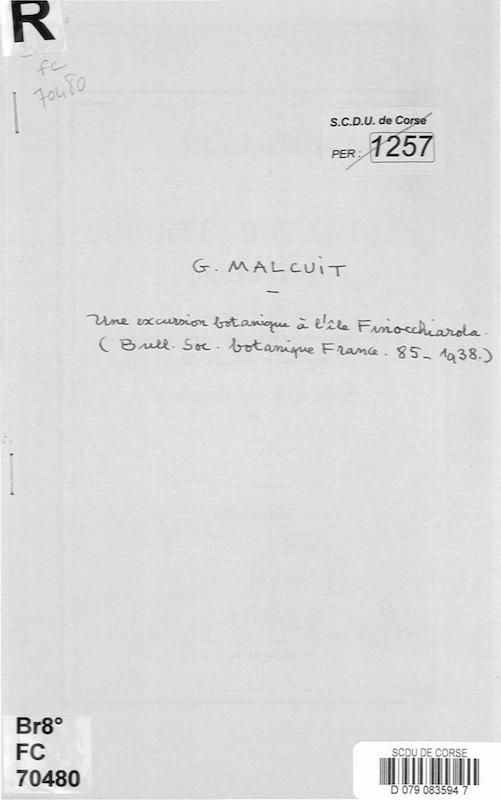 > Une excursion botanique à l'île Finocchiarola 