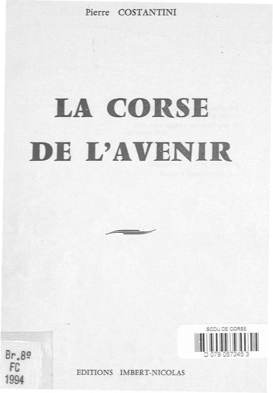 >La Corse de l'avenir