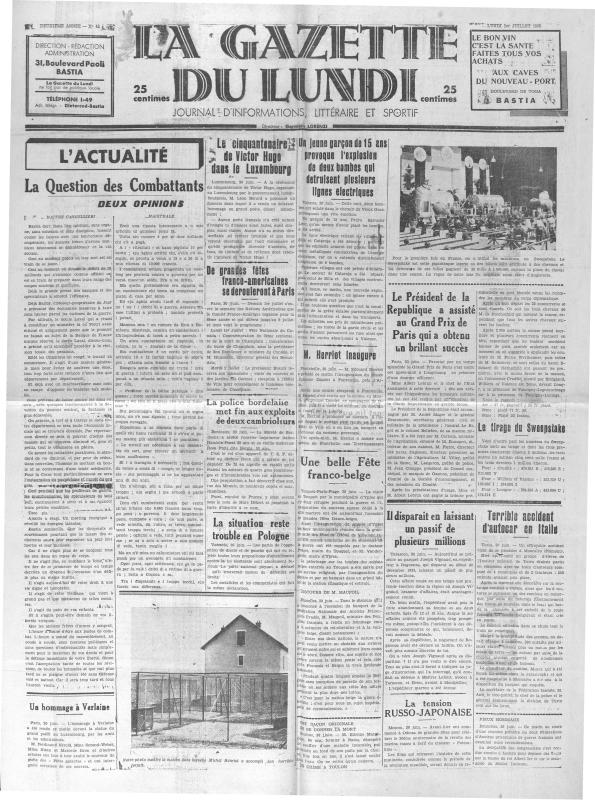 La Gazette du lundi (1935-07)