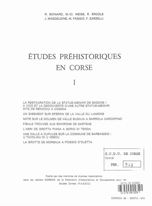 >Cahiers Corsica N°29