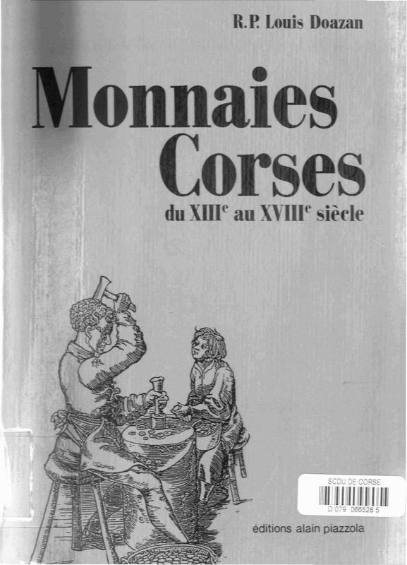 Monnaies corses du XIIIe au XVIIIe siècle